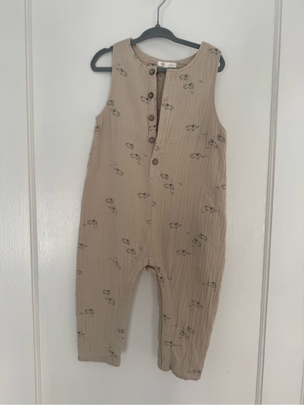 Rylee and Cru muslin romper. Size 18/24 months